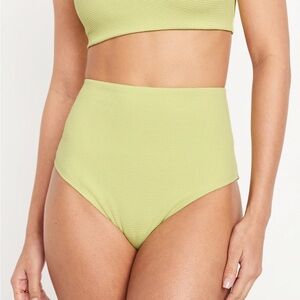 High-Waisted Swim Bottoms